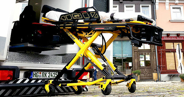 Krankentransport im RTW.